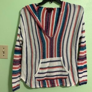 Rock&roll Cowgirl Baja hoodie large